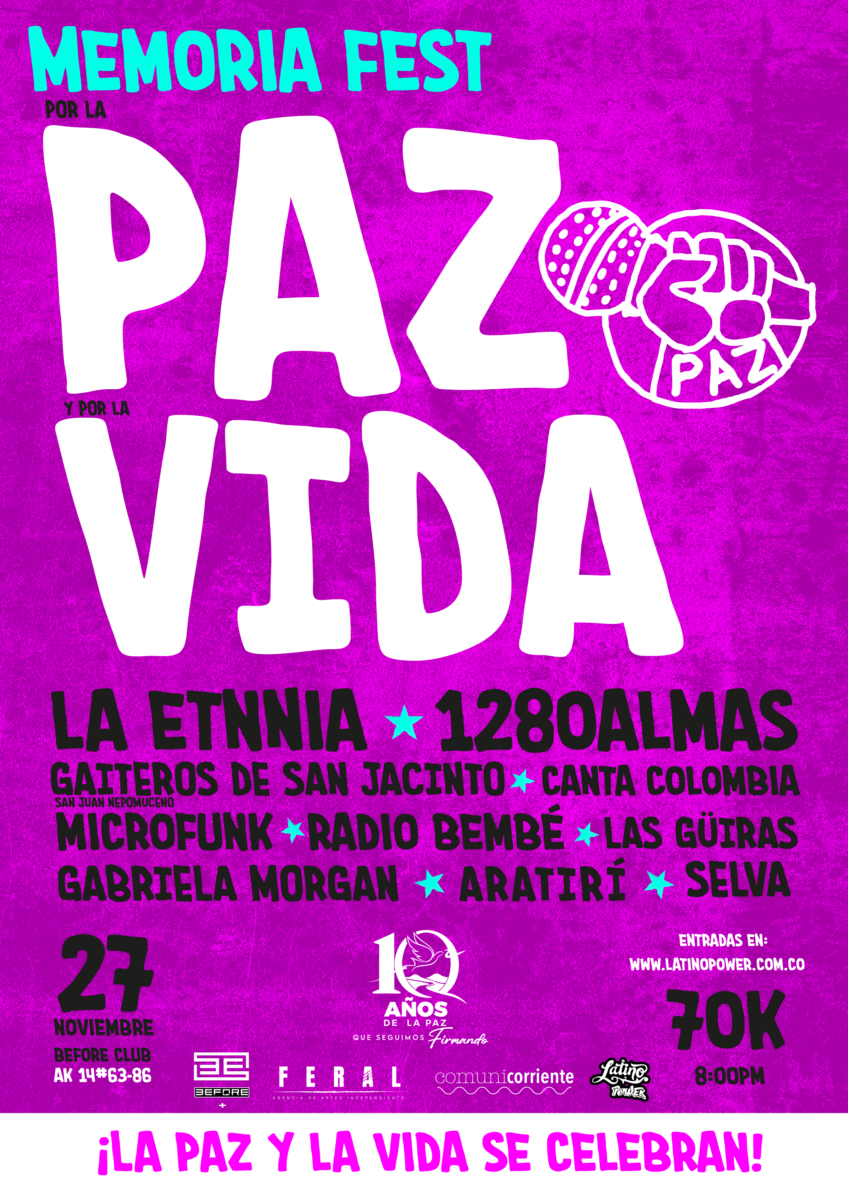 Por la memoria Fest en bogota